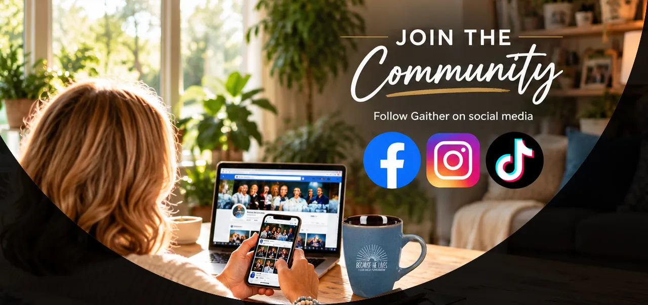 Join the Gaither community on Facebook, Instagram or TikTok